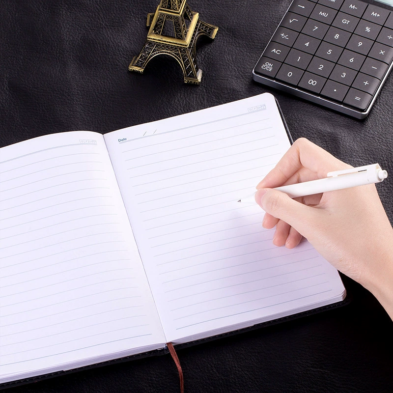 Скетчер Notepad Leather Notebook деловая встреча запись PU 120 страниц 16K25K дневник
