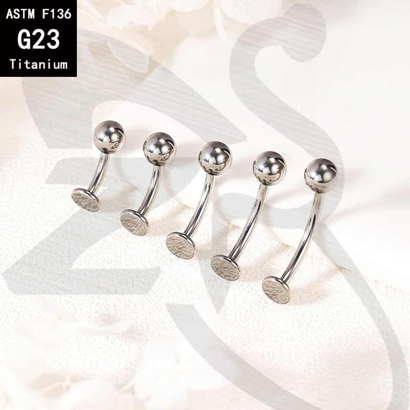 G23 Titanium Pointed Cone Flat Bottom Tiger Tooth Nail Lip Labret Stud F136 Alloy Devil Nail Ear Bone Eyebrow Piercing Jewelry detail image 6
