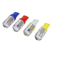 Автомобильный светодиодный светильник ширины T10 5630 10LED свет номерного знака W5W дверной боковой маленький свет T10 Светодиодная резервная лампа