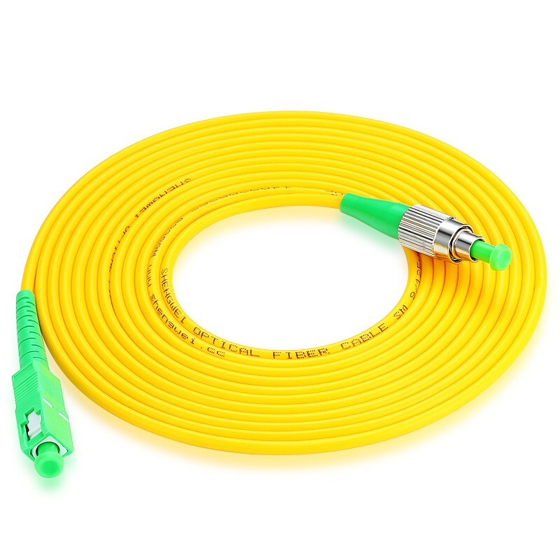 电信级光纤跳线FCAPC-SCAPC单模单芯5米收发器尾纤网络级光纤线
