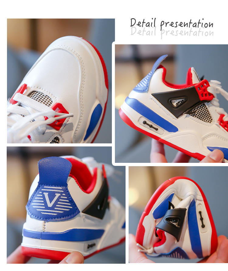 Sport 2023 Herbst Neue Koreanische Ausgabe kinder Laufschuhe Leder Modische Mittlere und Große Jungen_voghion.com