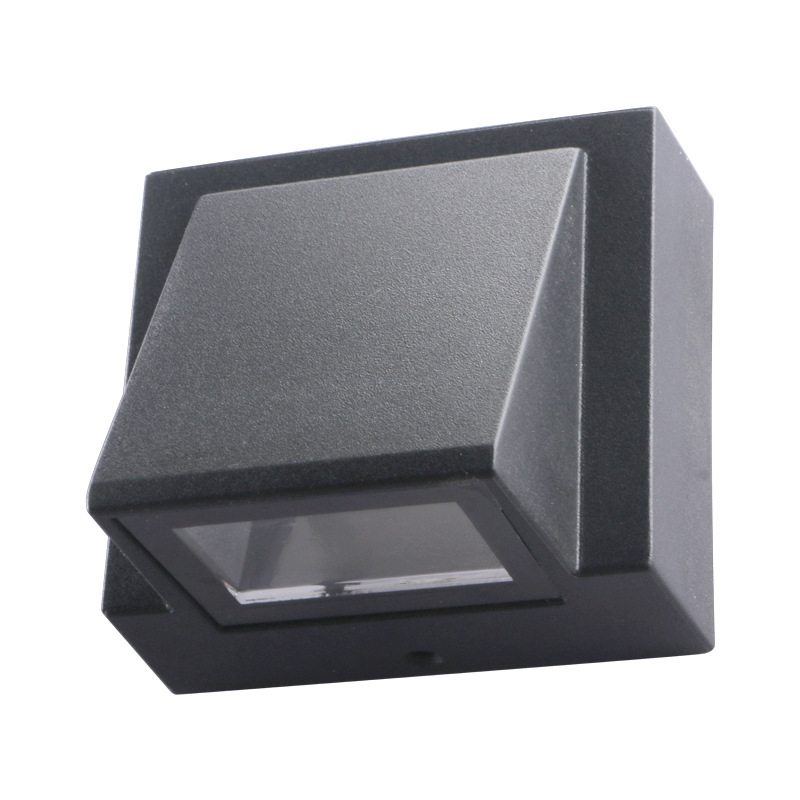 Lámpara de pared de plástico ABS para interiores y exteriores, lámpara de pared para escaleras, lámpara de pared doble K, lámpara de pared individual K, lámpara LED para escaleras, lámpara LED retro