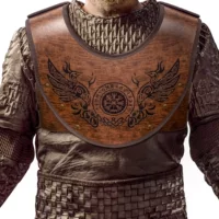 Скандинавский стиль викинг нагрудный ретро-тиснение кожаный доспехи COSPLAY сценический реквизит через границу Amazon eBay