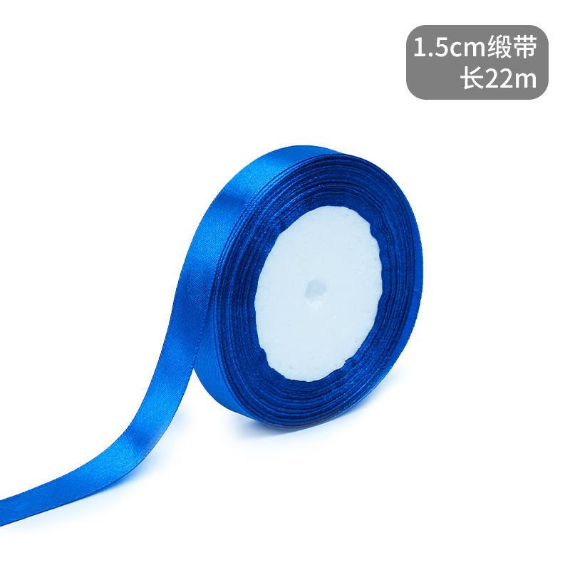 Fábrica directa de poliéster cifrado cinta cinta roscada cinta cinta cinta acompañante regalo embalaje cinta azul al por mayor