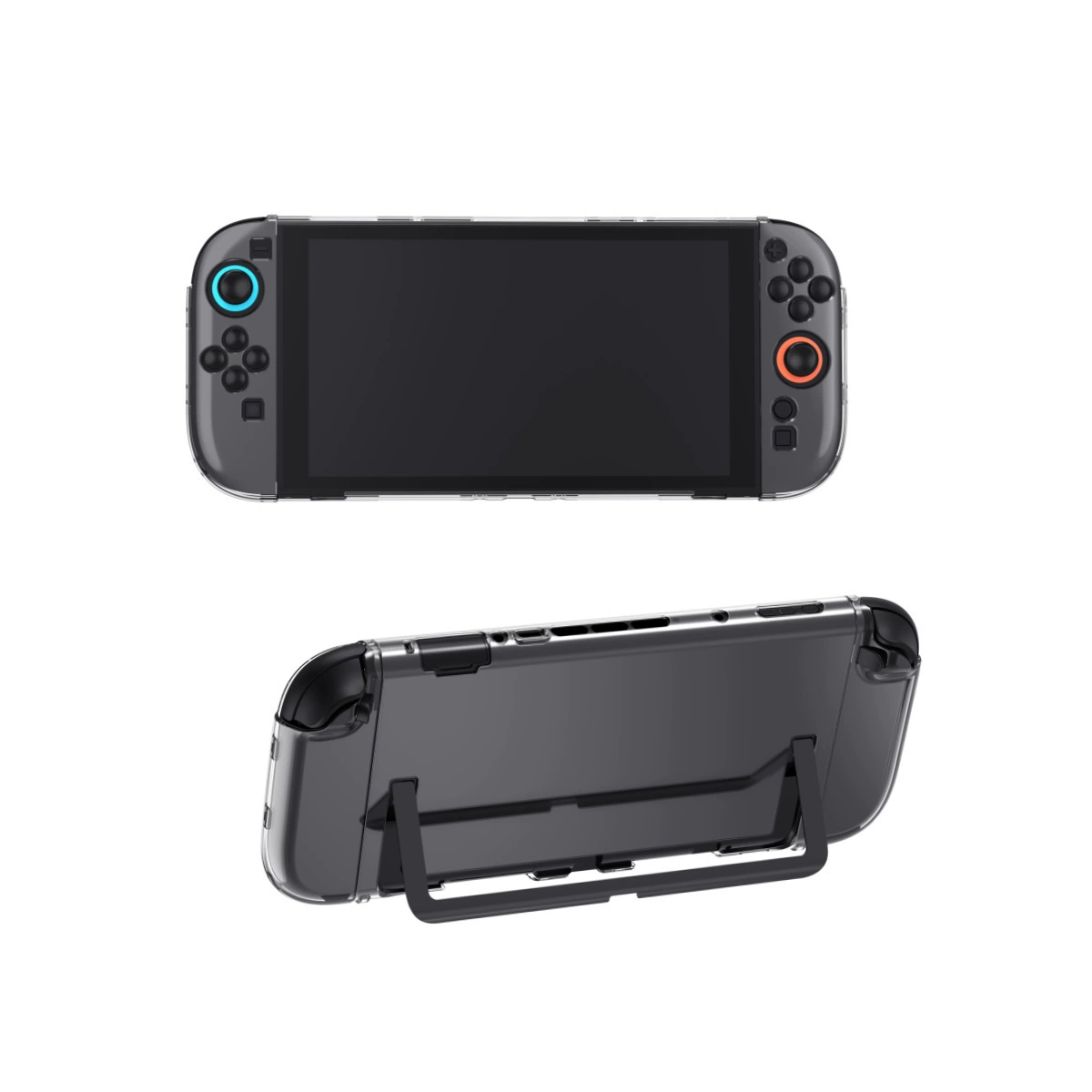 Защитный прозрачный корпус-кристалл для Nintendo Switch 2 со встроенной базой, ультра-тонкий, разборной, оригинальный
