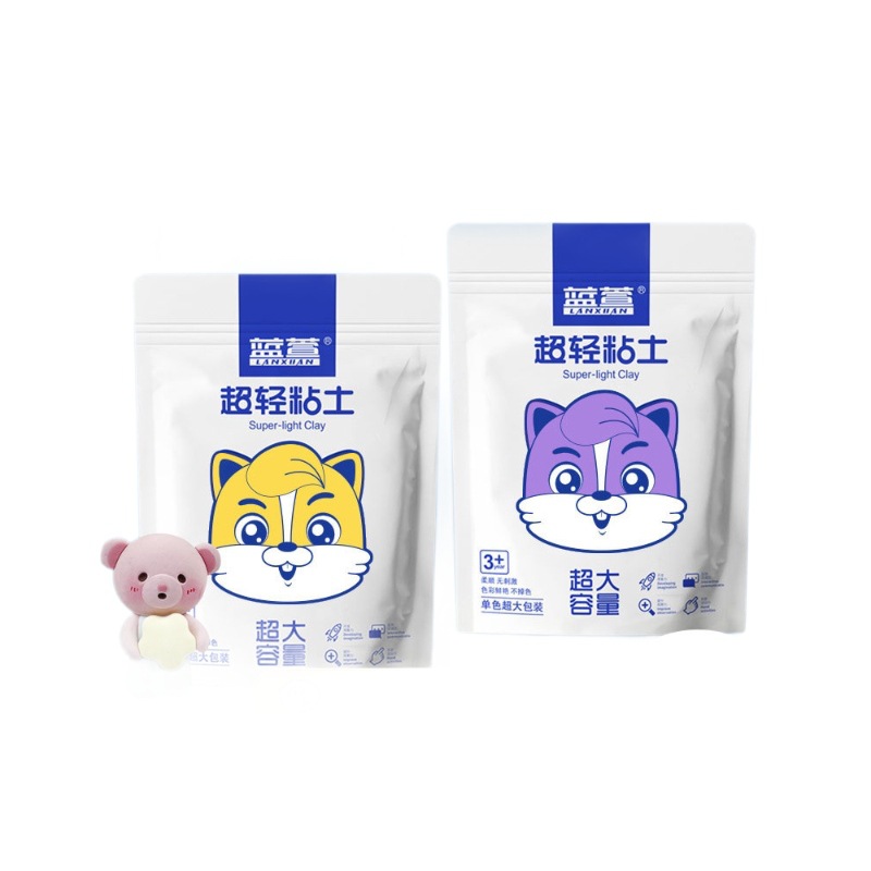 Arcillas ultraligeras 36 colores 380g paquetes grandes de barro colorido jardín de infantes juguetes de barro espacial hechos a mano de goma de goma arcilla transfronteriza