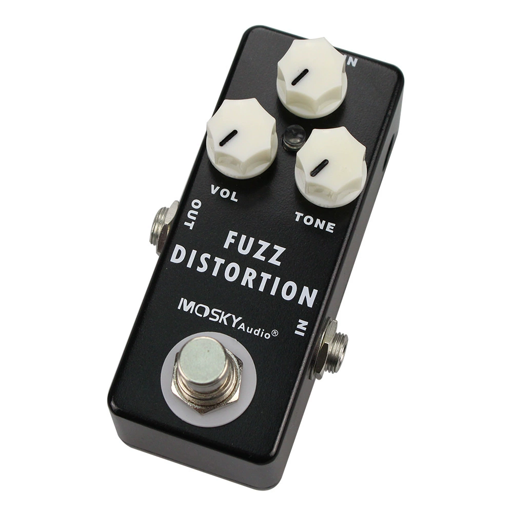 Mosky мини fuzz педаль для гитары электрогитара искажение Guz педаль эффект