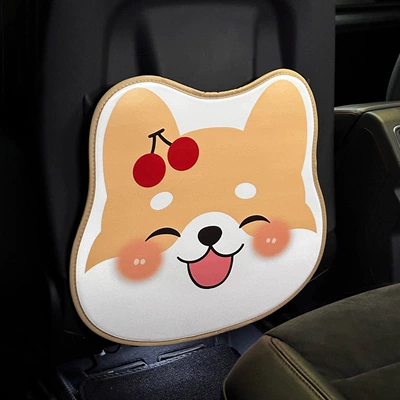 that is also durable, Chair back anti-kick pad - cherry-corgi-3d-anti-kick-pad