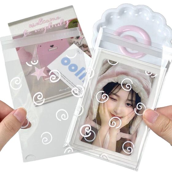 Ins Jewelry Self-sealing Bag opp Self-adhesive Bag Color Xiao Mao Bunny Self-adhesive Bag Card Small Card Dust-proof Packaging Bag