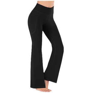 New ladies outro fashion pants slim stretch popular yoga wide leg pants leggings yoga pants wholesale 452