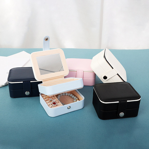 Exquisite Double-layer Hand Jewelry Hairpin Box for Influencers, High-end Children's Bracelet Storage Packaging, Decorative Accessories Box