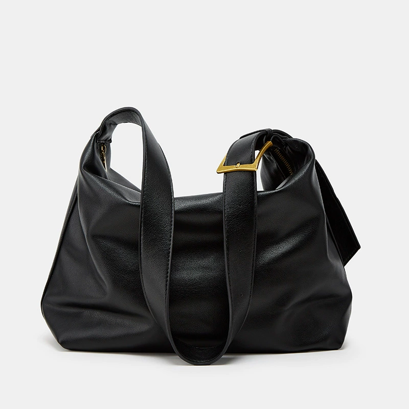 Capacious bag strap one shoulder for leisure, straps, simple and elegant design