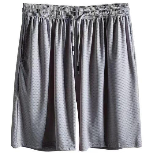 Ice mesh eye shorts summer men's season quick-dry sport pants thin casual outerwear loose five-inch plus-size ice mesh pants