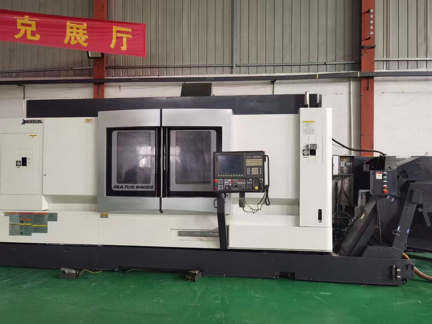 处理二手日本大偎B400II车铣复合二手日本1.54米车铣复合