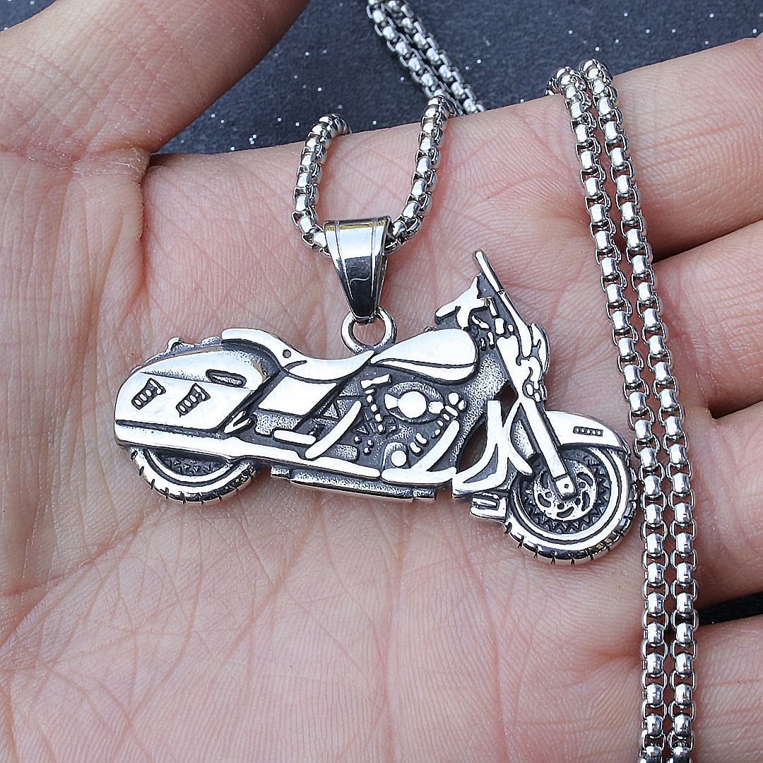 2023 Motorfiets Hanger Hip Hop Veelzijdige Ketting Gepersonaliseerde Mannen en Vrouwen Koppel Sieraden_voghion.com