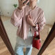 Round Neck Simple Loose Short Jacket Women's 2025 Spring and Autumn New Thin All-match Baseball Jacket Top