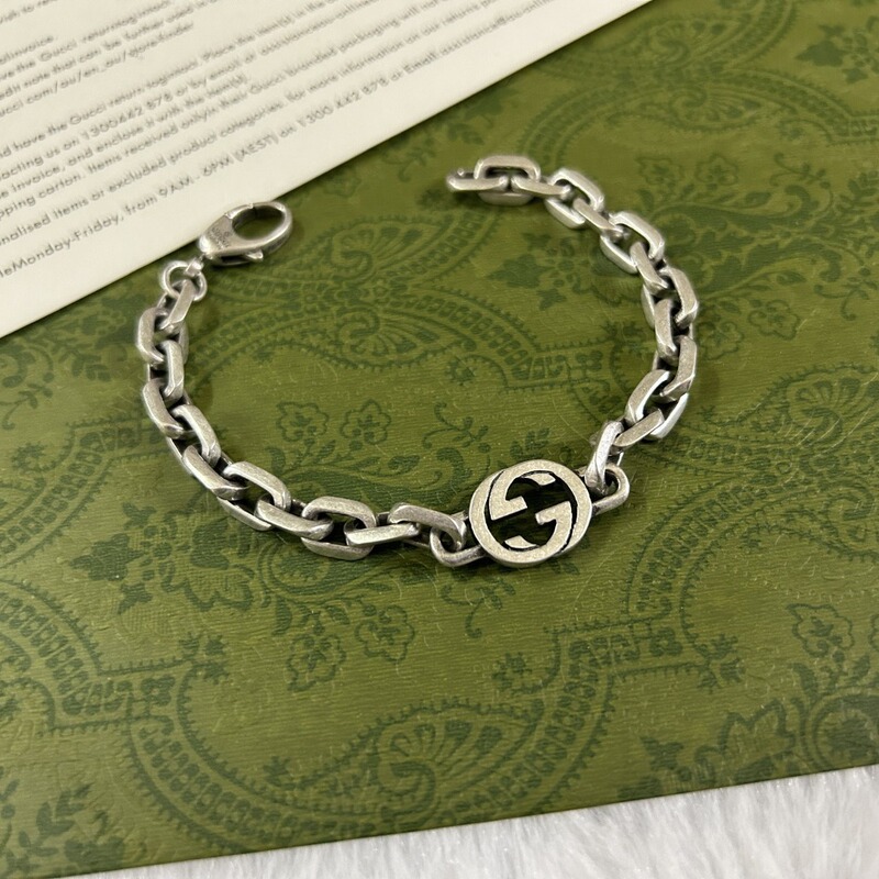 Direct from the Manufacturer: 925 Silver Gujia Big g Bracelet, Unisex Fashion, Stylish, Simple, Versatile Bracelet Direct from the Manufacturer: 925 Silver Gujia Big g Bracelet, Unisex Fashion, Stylish, Simple, Versatile Bracelet