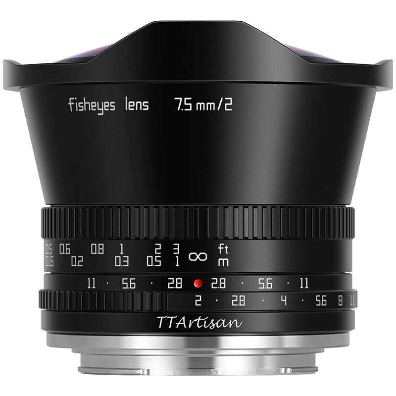 TTArtisan铭匠光学7.5mm F2鱼眼微单镜头