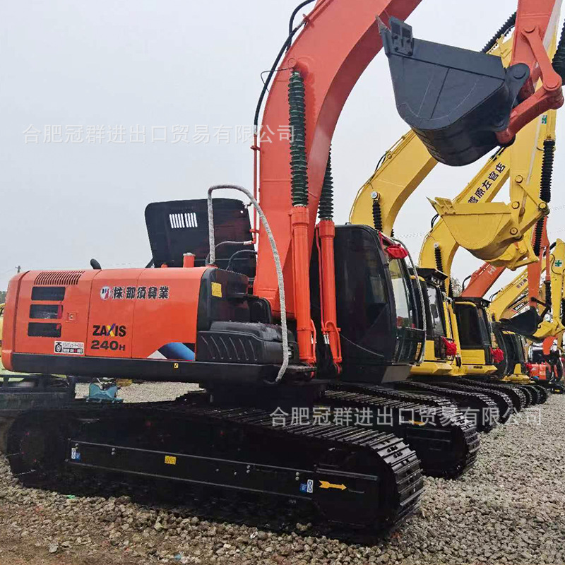 Excavadora de segunda mano Excavadora grande y mediana para la venta 90% nueva Hitachi ZAXIS240 Excavadora usada image 3