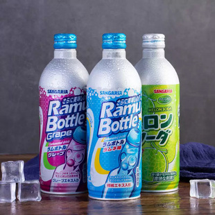 Japanese Imported Sangria Grape Flavor Cantaloupe Fruit Flavored Carbonated Drink