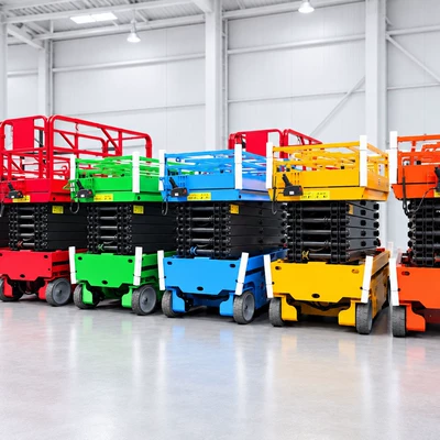 Avtomobil fırlanan platformaları telescopic electric hydraulic