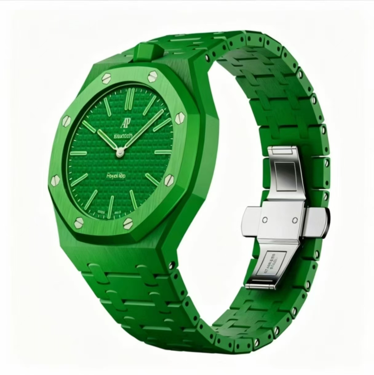 适用AP Swatch 联名款改装壳爱笔表壳斯沃琪一体式不锈钢陶瓷表带