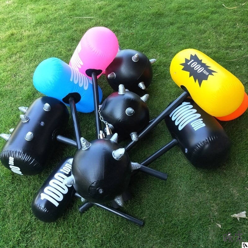 锤子玩具大号玩具仿真接亲千吨锤狼牙锤硬柄锤活动包开业气球