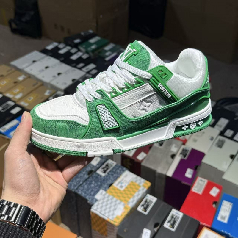 Comercio exterior Putian puro cuero original entrenador de burro de goma vacía zapatos de skate gorda para hombres y mujeres de alto lujo zapatos deportivos casuales