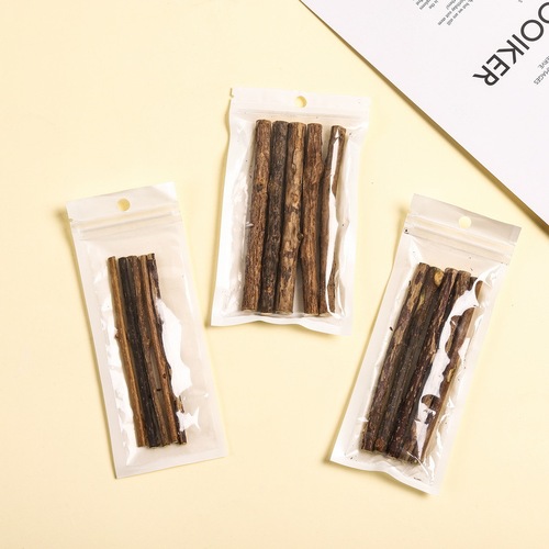 Cat snacks, natural wood polygonum sticks, teething sticks, teeth cleaning sticks, cat sticks to relieve boredom and self-pleasure, 5 toys, pet supplies