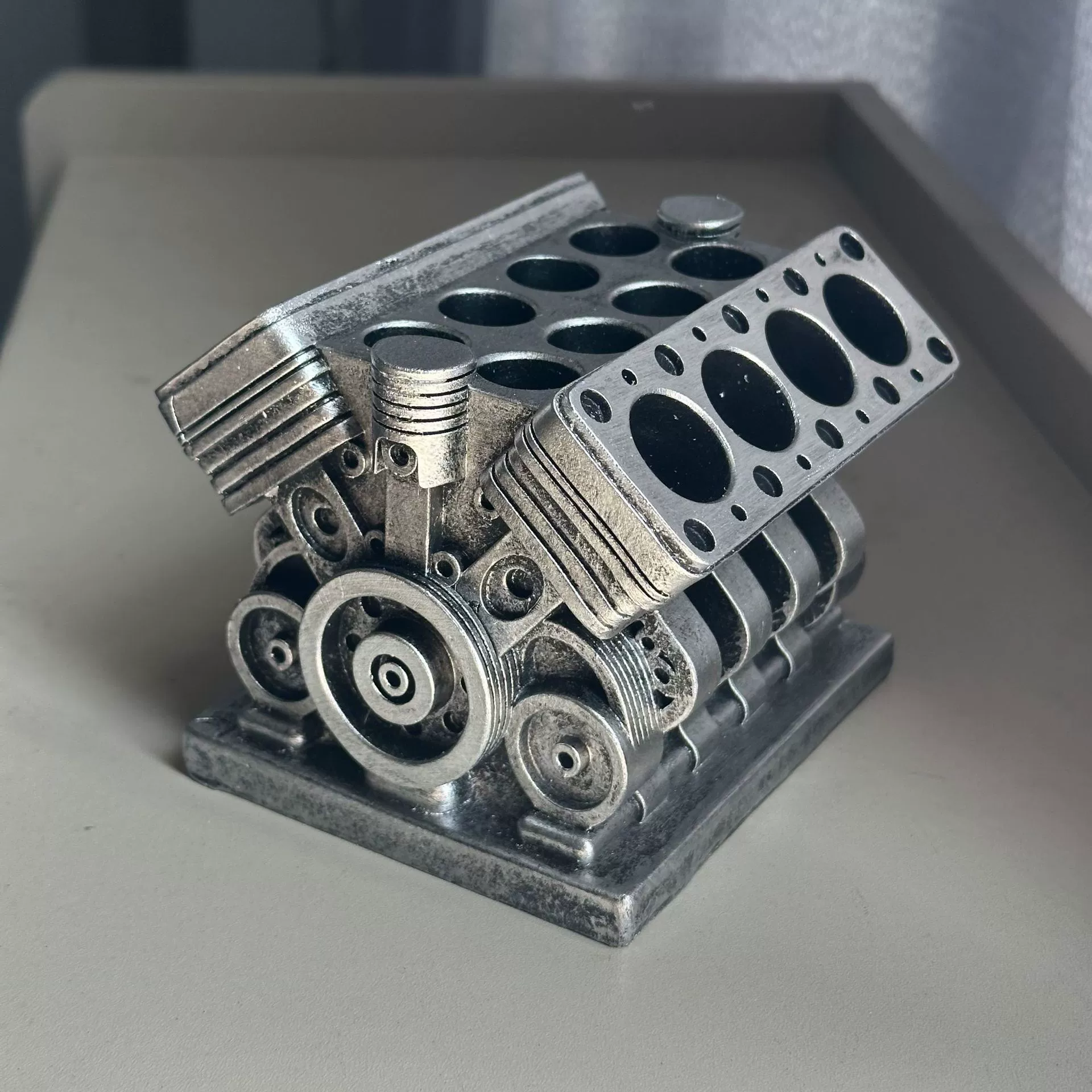 Новый кросс-бордер держатель ручки с двигателем V8, держатель ручки с двигателем V8
