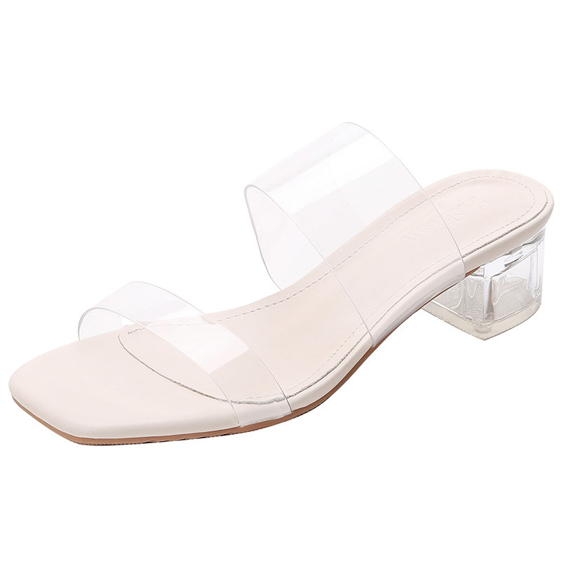 베이지 양가죽 (발 뒤꿈치 높이 4cm)