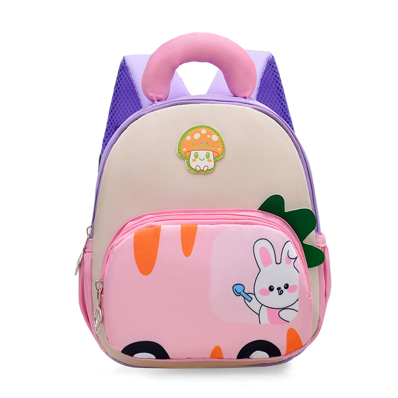 Mochila infantil preescolar dinosaurios de dibujos animados niños mochila guardería encantadora mochila transpirable ligera niñas