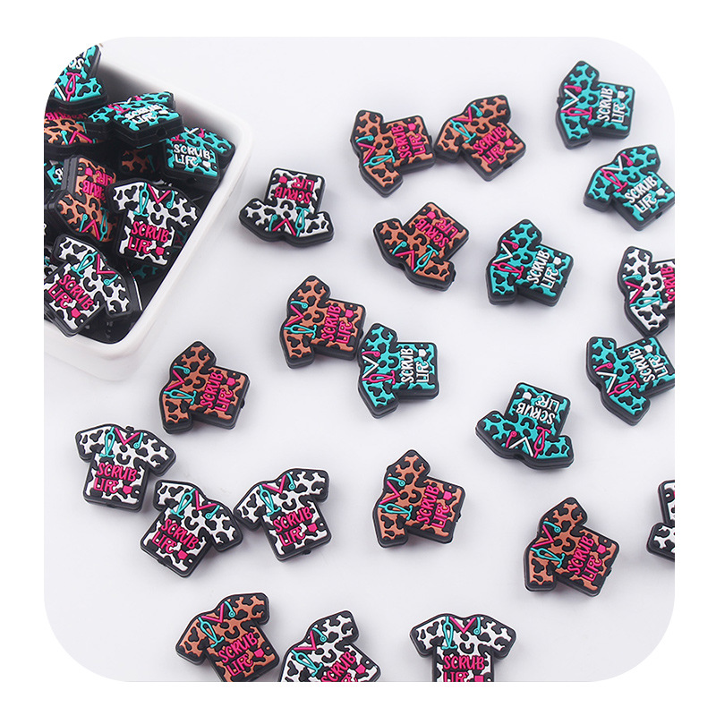 Productos creativos para bebés DIY dibujos animados ropa de enfermería joyas de silicona pezón cadena de dientes molares accesorios de pulsera de diente