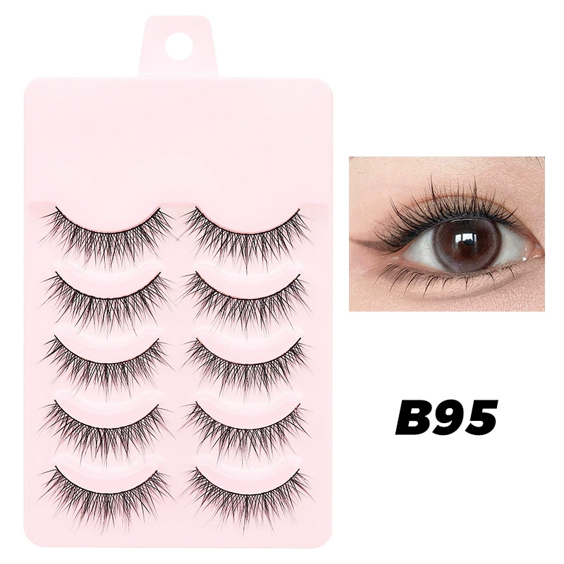 False Eyelashes DINGSEN, 5-Pair Set, Everyday & Cosplay Styles, Assorted Bands