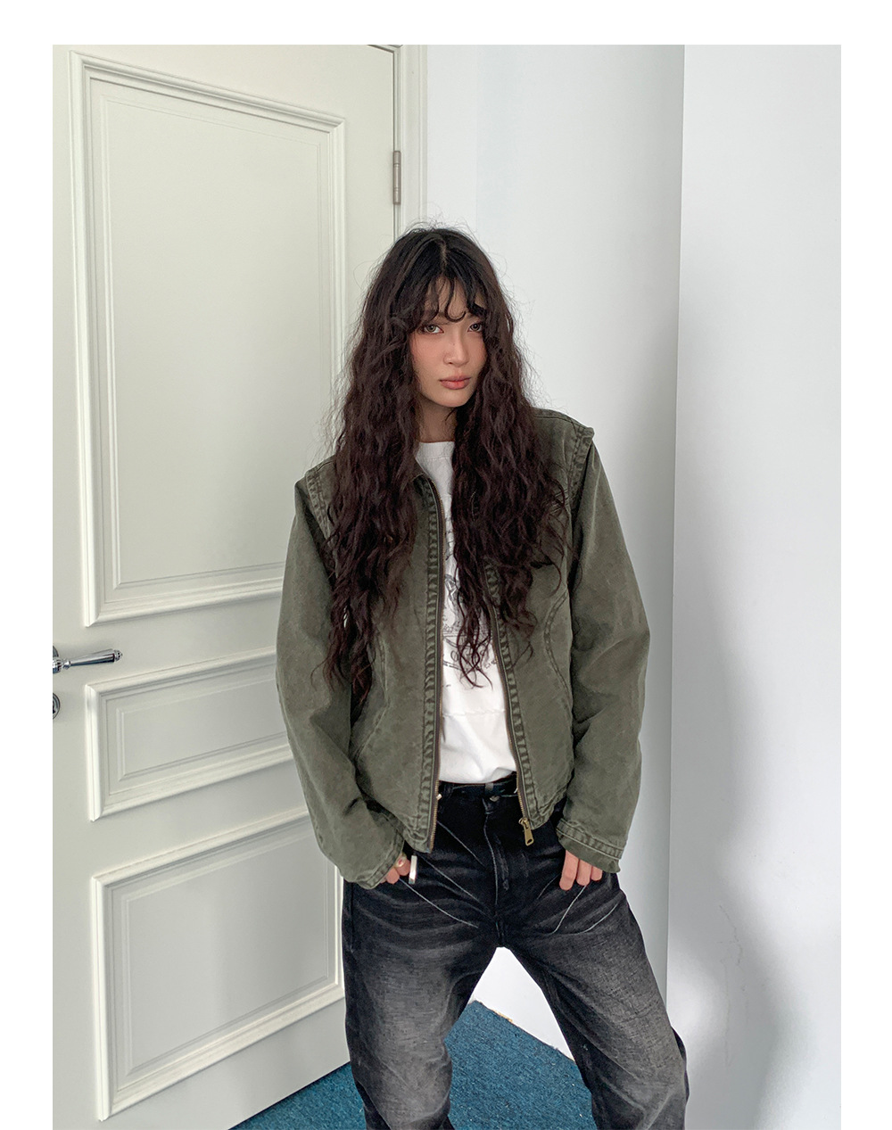 MADEEXTREME Detroit Washed Canvas Jacket