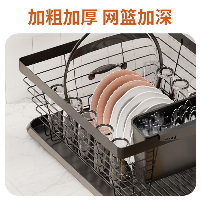 国境を越えた家庭用キッチン食器収納棚床面単層食器棚食器収納トランペット水切り棚卸売り|undefined