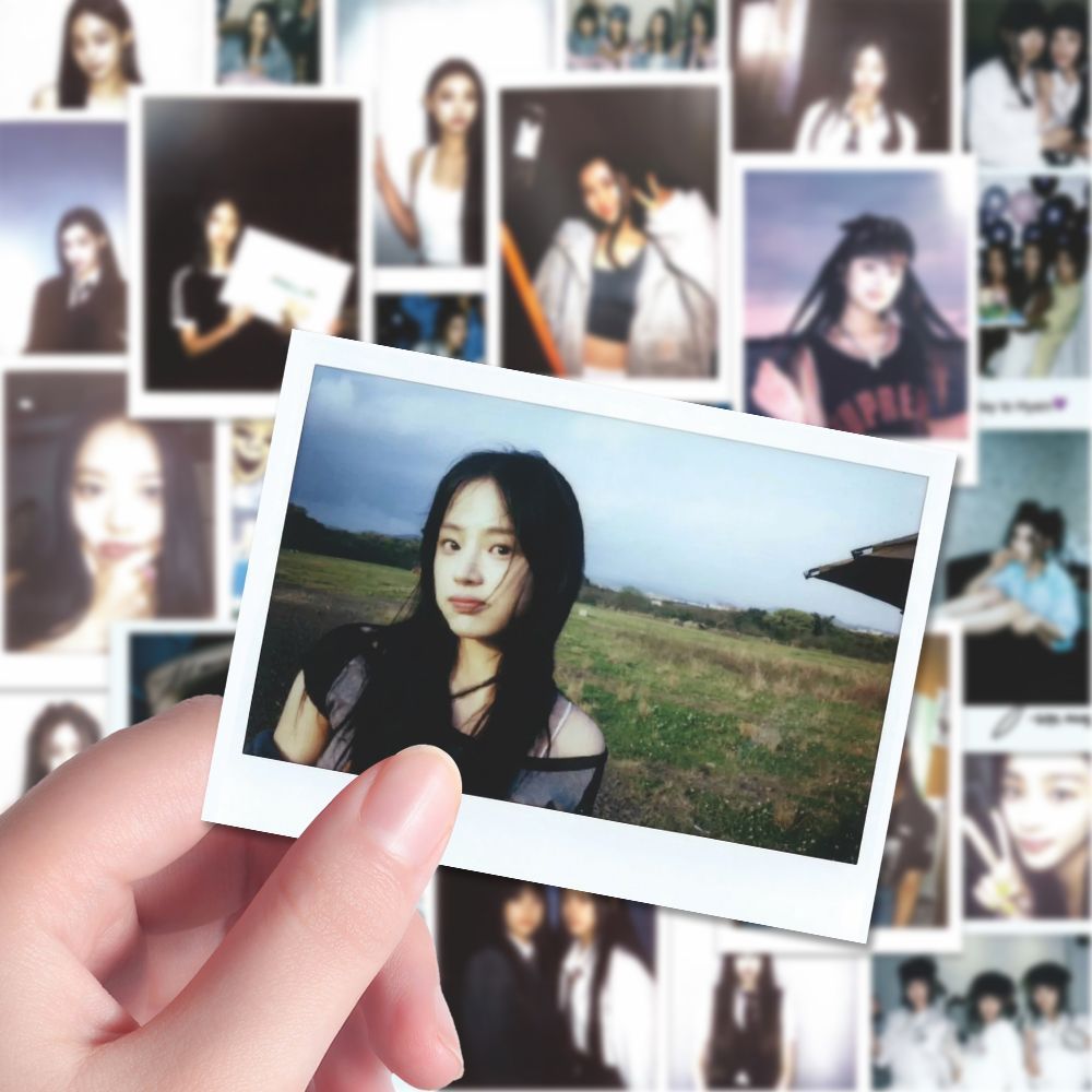 128 pegatinas newjeans estrellas de alto valor visual perimetral creativo DIY decoración pegatinas de pared de escritorio