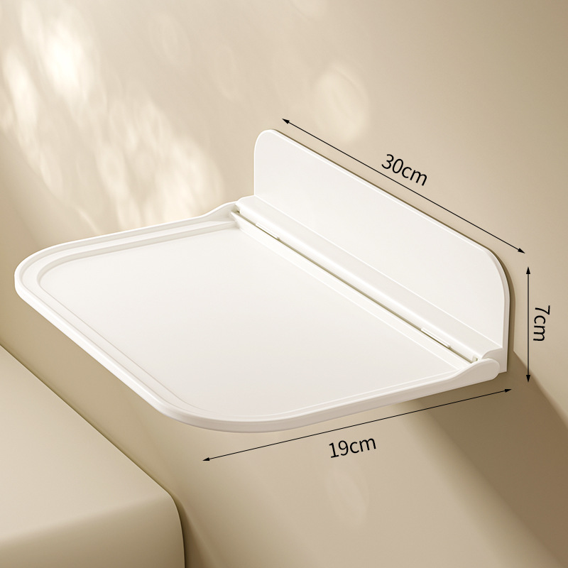 흰색 대형 1개 [접이식, 벽걸이형, 구멍을 뚫을 필요 없음] ✦ ✦