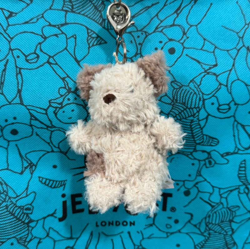 Scrawled puppy pendant