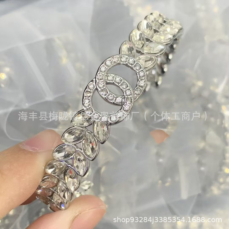 香家シリーズファッション起爆ブレスレット集合図小衆気質金色双c高バージョン|undefined