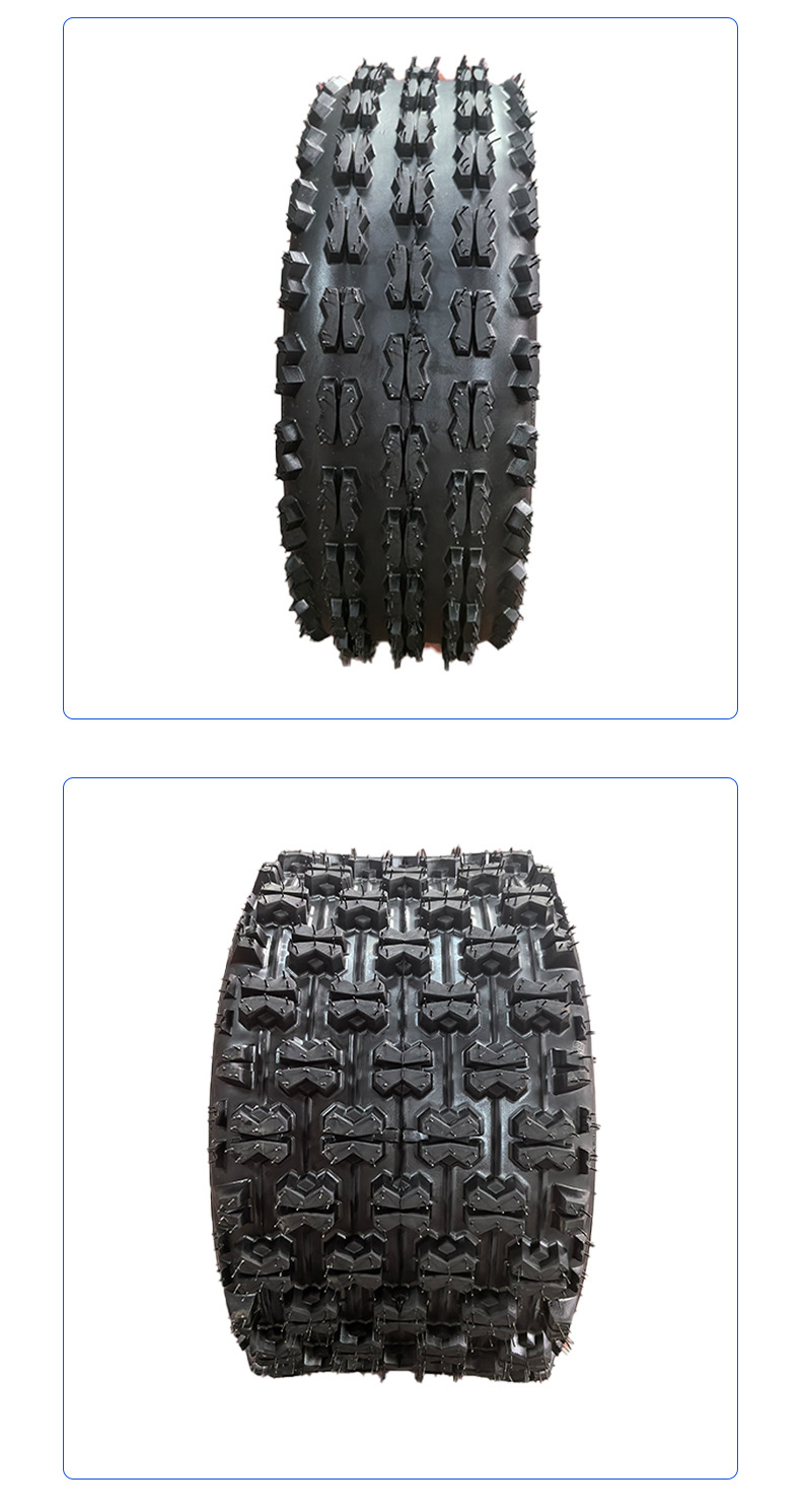 Four-Wheel Atv Off-Road Motorcycle Accessories Front 21X7-10 Rear 20X11-10 Butterfly Flower Tires