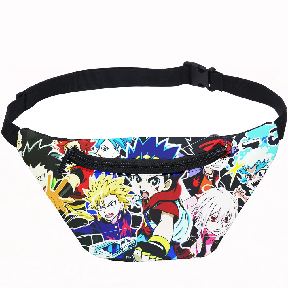 Оптовое предложение Amazon, поясная сумка Beyblade, уличный спорт, сумка на талии, по эскизам