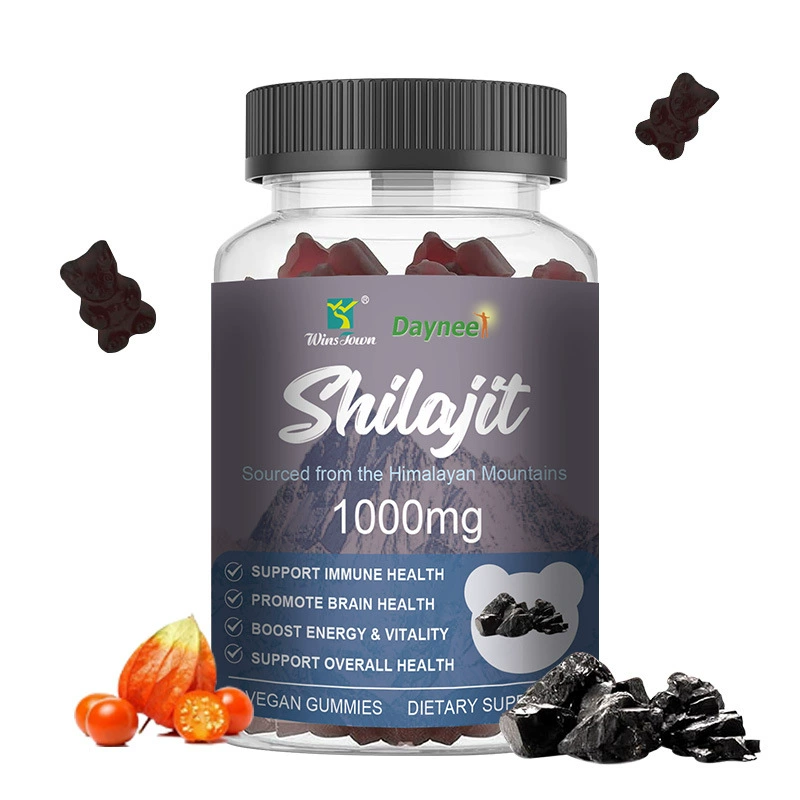Жевательные добавки WinsTown Shilajit и функциональные жевательные пастилки, 3 г × 60 в бутылке, готово к OEM