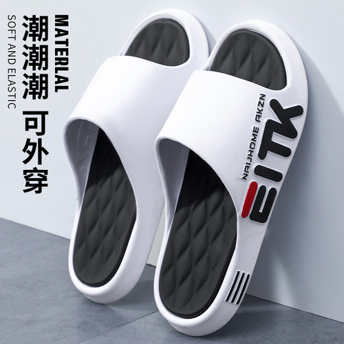 Men's Slipper Anti-slip Home Footfeel Family Outdoor Sports One-piece Sandals Beach Casual Wholesale Sandals for Men