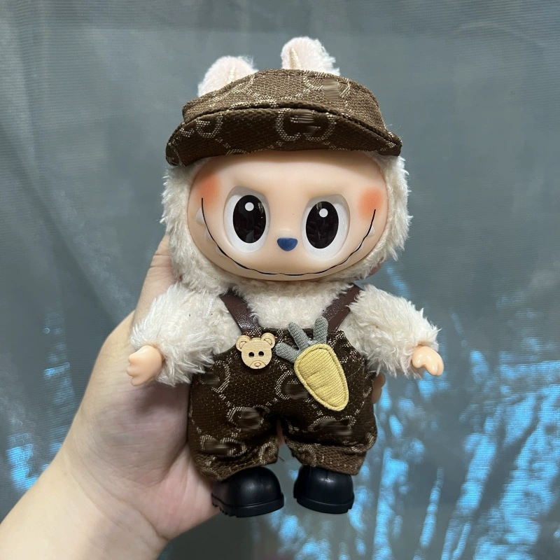 Платье для кукол Labubu 17 см один, два и три поколения сидят на вечеринке набор одежды для куклы