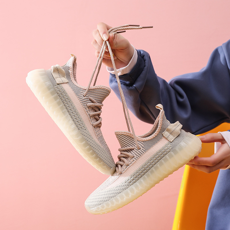 Popcorn zapatos de coco de fondo suave muy popular transpirable zapatos de correr para las mujeres primavera nueva zapatilla casual Mujer
