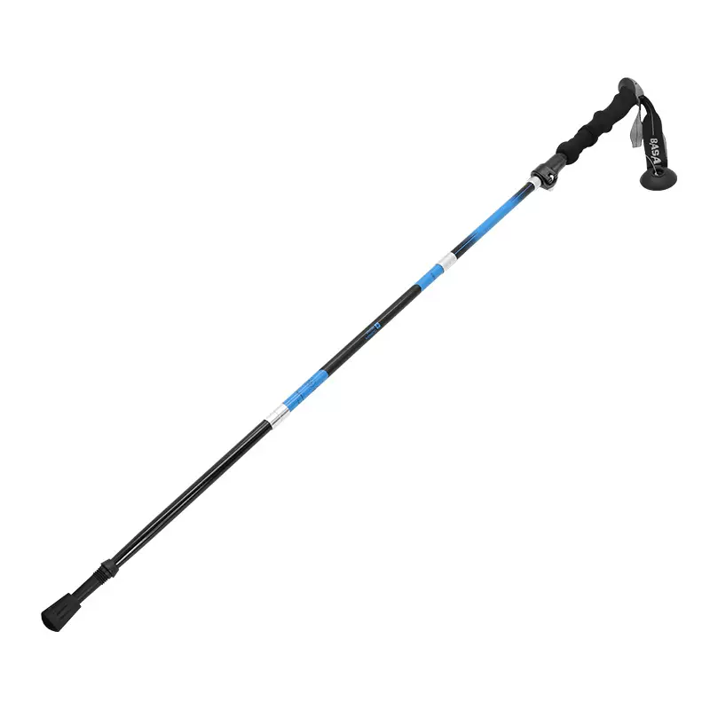 贝索特碳素纤维登山杖折叠伸缩手杖拐棍户外登山徒步便携越野杖