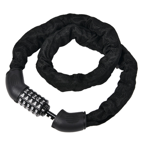 Password chain lock modern simple bicycle lock anti-theft lock portable chain lock mountain bike bicycle lock