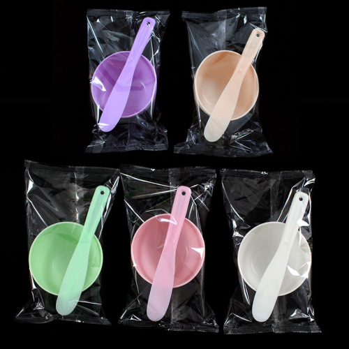 Beauty Tools Large Silicone Mask Bowl Plastic Soft Bowl Mask Stick Beauty Adjusting Mask Bowl Plastic Mixing and Applying Stick