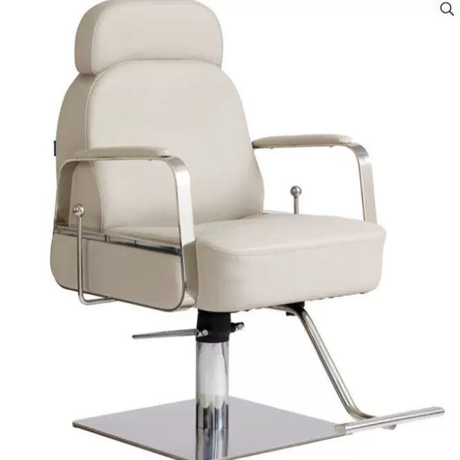 跨境复古网红美发椅子发廊可旋转可躺升降带扶手简约剪发理容椅